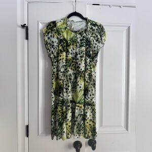 Marie Oliver Elegant Green and Black Dress